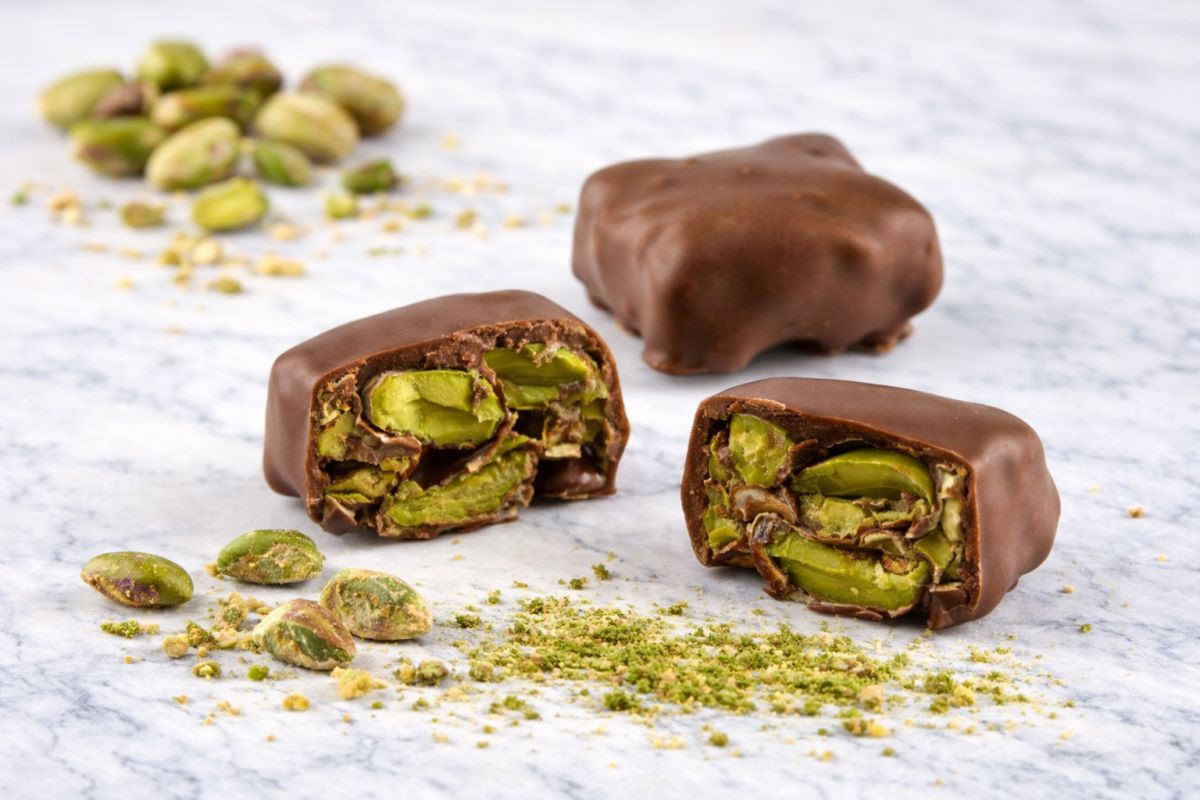 Çikolata Kaplı Antep Fıstıklı Krokan (150g)